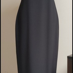 Tahari Black Long Gown 10