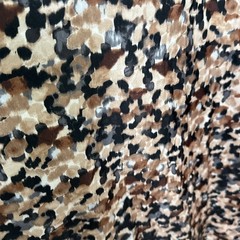 Nicole Miller Leopard Satin Slip Maxi Dress Size S Spaghetti Strap Animal Print