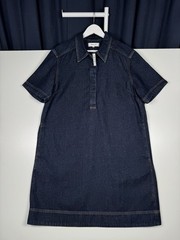 NEW – MADEWELL Denim Popover Mini Dress Dark Wash – Women&rsquo;s XL