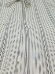 Forever 21 Cute Long Sleeve Striped Button Dress Long Size M