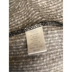 Garnet Hill Organic Cotton Tencel Printed Knit Dress V-Neck Pockets Size Small