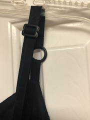 Black Spaghetti Strap Eyelet Dress Luella for Target Pre Owned Size 7 Cute!