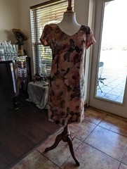 Virgo 11 below the knee fully lined dress