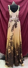 Dress Michal Negrin Retro flowers made in Israel very rare collector&rsquo;s item