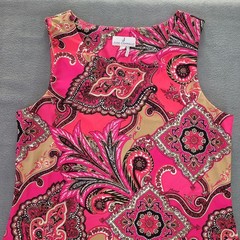 Jude Connally Beth Shift Dress Jude Cloth Nylon Stretch Pink Resort Size L