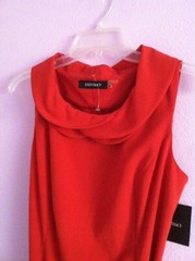 Ellen Tracy Peter Pan Collar Dress 8 Petite NWT