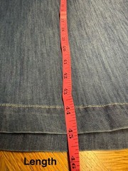Denim Maxi Dress with Button Front and Pockets
