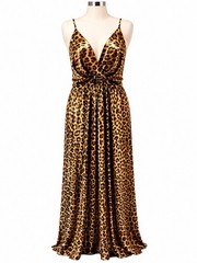 Fashion Nova NWT Can&rsquo;t Tame Her Leopard Print Slit Maxi Dress 1X Glamour
