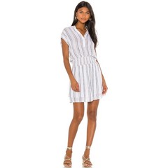 Rails Angelina Mini Dress Metallic Ryland Stripe Size Large