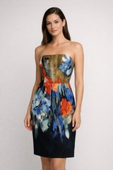 Mod Cloth Moulinette Soeurs Strapless Dress Knee Length Size 6