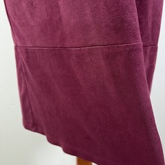 Bishop + Young Dress Size Medium Plum Red Short Sleeve Mini T-Shirt Dress Modern