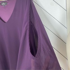 Lulus Purple Shift Dress with Split Sleeves – Size Large