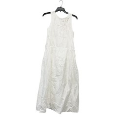 Universal Thread Women&rsquo;s White Tiered Sleeveless Midi Sundress Size Small