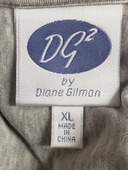 Diane Gilman Asymmetrical Hem Long Sleeve Dress Size XL