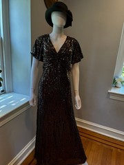Alex Evening Sequin Evening Gown Formal Maxi Dress Size US 12