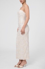 New Rachel Roy Women&rsquo;s Gaia Faux-Pearl Beaded Maxi Dress Size Xs