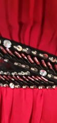 Little Mistress Red Embellished Ballgown, Cruise, Party Wedding 14 Full Length