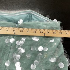 STAUD Casey Sequined Strapless Maxi Dress Women&rsquo;s Size 8 Mist