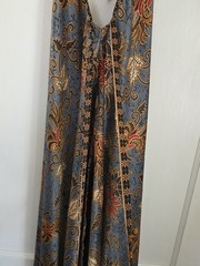 *NEW* Gorgeous 2 Tie Bali Balinese Handmade Midi Max Silky Summer Dress Boho