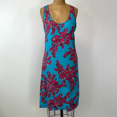 Lilly Pulitzer Dress Women Small Shore Searulean Blue Rhode Island Reef Party Ex