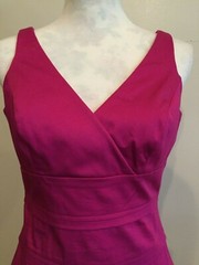 American Living sleeveless Dress, size 4, V-neck, 13&Prime; back zipper, crisscross