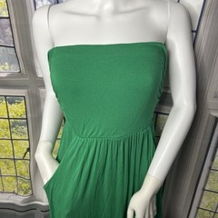 Absolutely Love It Green Strapless Maxi Dress | Size Large