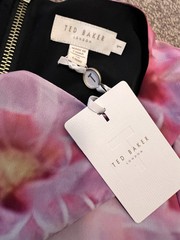 BNWT TED BAKER Black Pink Spring Meadow Shift /Tunic Party Dress TB1 / UK Size 8