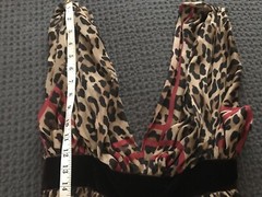 DSQUARED2 Size 38 Leopard Print With Velvet Waist Made In Italy