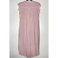Gap Flutter Sleeve Button Front Side Pocket Midi Shirt Dress Women&rsquo;s Size Small