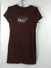 SHEIN Women&rsquo;s Brown « Honey » blingy Dress Size XL Extra Large