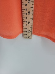 Sugar Lips Dress Womens Medium Orange Bell Sleeve Lace Up Embroidered Boho