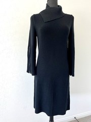 Etcetera Black Sweater Dress- NEW- Size Medium