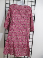 FIGUE 🌸 XS / SMALL==LIGHT WEIGHT / PINK PAISLEY PRINT / SHIFT DRESS