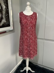 Izabel Size 12 Red Dress Sleeveless Lined Lightweight