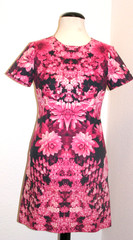 Michael Kors, gorgeous summer dress, rose-black-flora, size 36 – gemstone