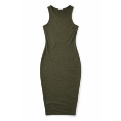 Marine Layer Lexi Daytime Dress Women&rsquo;s Medium Green Tank Soft Modal Slimming
