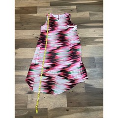 Moda Mix Brandon Thomas Size 20W Multi‑Color Chiffon Maxi Dress NWT High‑Low Hem