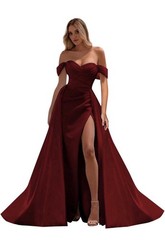 Women&rsquo;s Strapless Prom Dresses Prom Dresses Satin Mermaid Formal Evening Gowns