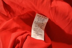 NWD, House Of CB Saira Scarlet Mini Dress in red Sz L #MD1844