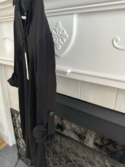 NWT KUT FROM THE KLOTH Sutton black DRESS button tab sleeves sz 6