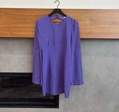 Mango backless mini dress from, Size 6 Open Back Long Sleeve MNG Old Money Class