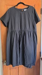Cute Classic Tradlands Nico Dress, Basic Black, Size 1X, Pockets