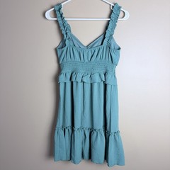 Evolutionary Apparel Green V-Neck Sundress S