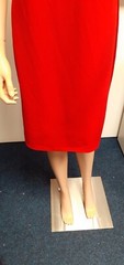 Petite Women&rsquo;s Red Cold Shoulder Shift Dress UK 8 – EU 36 – 60J921