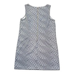 NWT Worthington Black White Geometric Office Chic Sleeveless Shift Dress Large