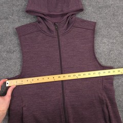 Title Nine Rainier Dress Womens XL Purple Full Zip Hooded Wind Resistant Thermal