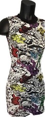 Marvel Comics Small Tank BodyCon Fitted Stretch Dress RN 71868 Hero’s & Villains