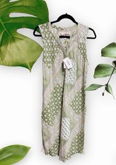ADVENTURA Collection Luxe GIA DRESS Olive/Peach – LARGE – NWT