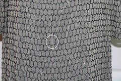 Stephen Yearick Taupe Grey 100% Silk Hand-Beaded Full Length Gown Size 8 Ex Cond
