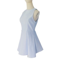 NWT Keepsake The Label Let Me Be Mini Dress – Pale Blue – Medium – Bridal Party